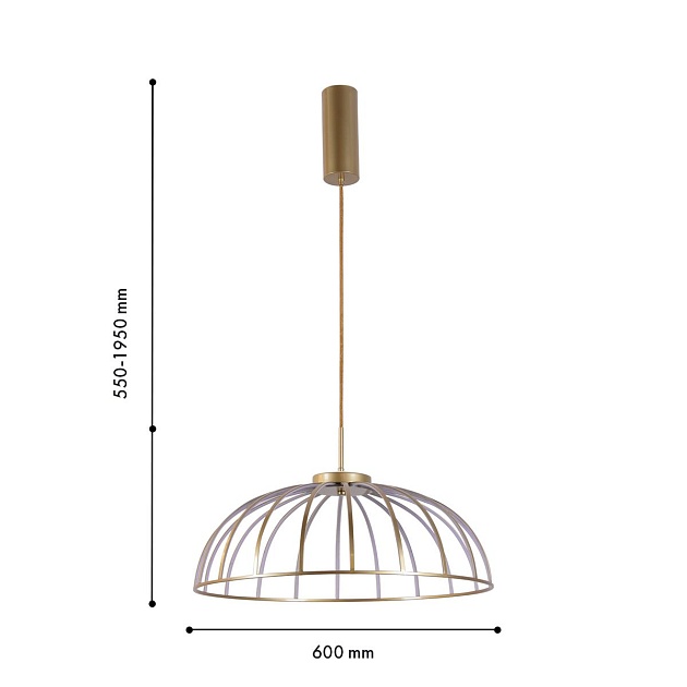 Подвесной светодиодный светильник Favourite Vertex 4286-6P изображение 2 Подвесной светодиодный светильник Favourite Vertex 4286-6P Фото № 2