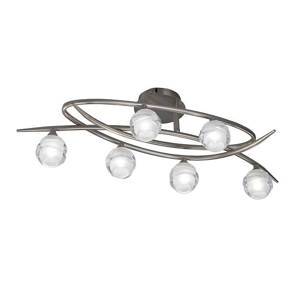 Потолочная люстра Mantra Loop Satin Nickel 1812 Фото № 