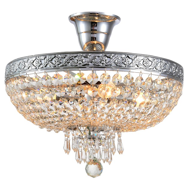 Потолочный светильник Natali Kovaltseva Barocco 81404/4C Chrome Фото № 