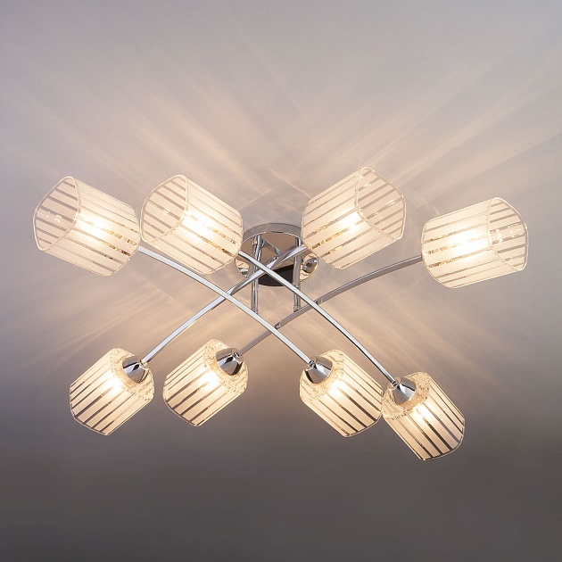 Потолочный светильник Eurosvet 30125/8 хром Фото № 3