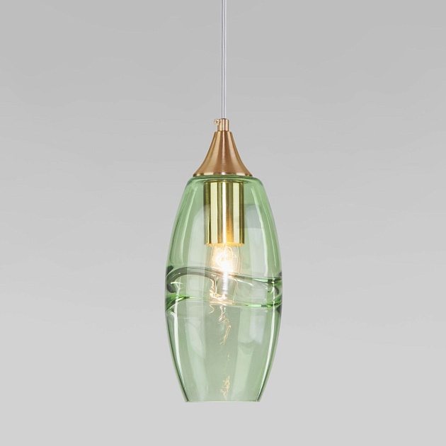 Подвесной светильник Eurosvet Lotus 50222/1 зеленый Фото № 5