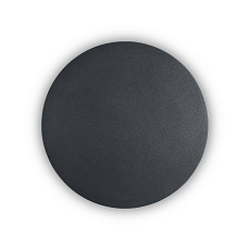 Настенно-потолочный светодиодный светильник Ideal Lux Cover Ap D15 Round Nero 195742