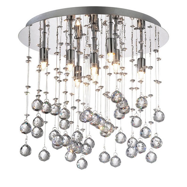 Потолочный светильник Ideal Lux Moonlight PL8 Cromo 077796 Фото № 