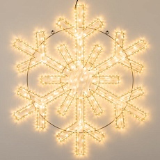 Светодиодная фигура Ardecoled Снежинка ARD-Snowflake-M11-1250x1200-604Led Warm 034261 1