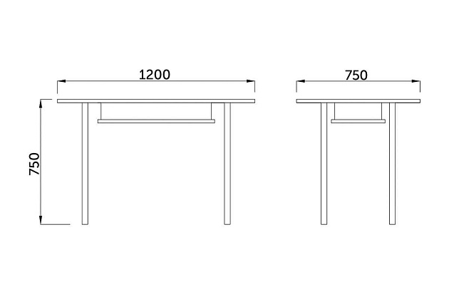 Кухонный стол AksHome Dario прозрачный, закаленное стекло 59162 Фото № 2