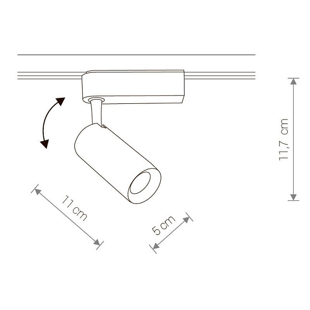 Трековый светодиодный светильник Nowodvorski Profile Iris 9000 Фото № 2