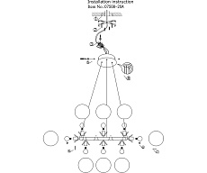 Подвесная люстра Kink Light Сида 07508-20,20 1