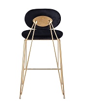 Полубарный стул Stool Group Элис вельвет темно-синий FDC8001 MIDNIGHT BLUE FUT-78 4