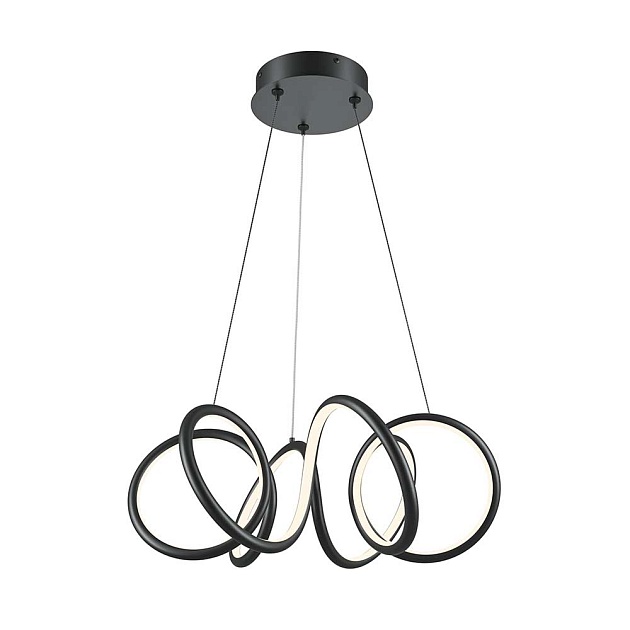 Подвесной светодиодный светильник Maytoni Curve MOD241PL-L60BK Фото № 