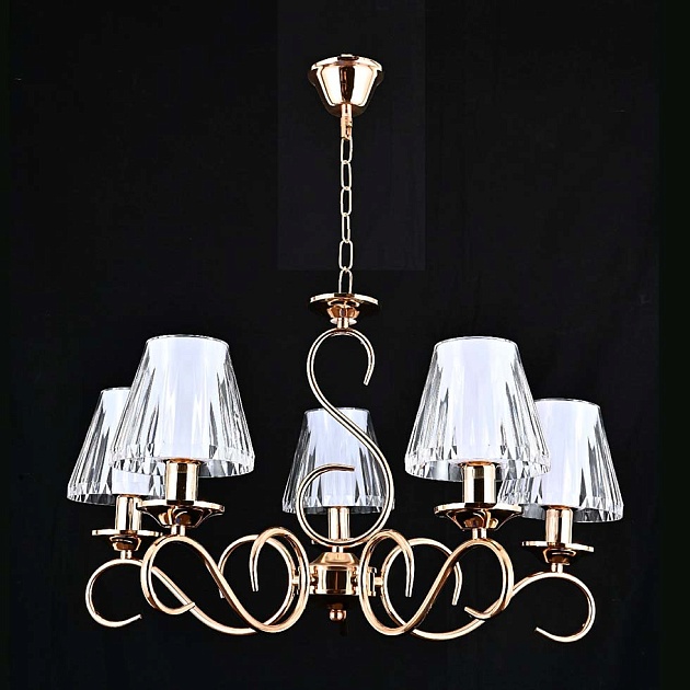 Подвесная люстра ЭкономСвет 13155/5FGD WCL Фото № 