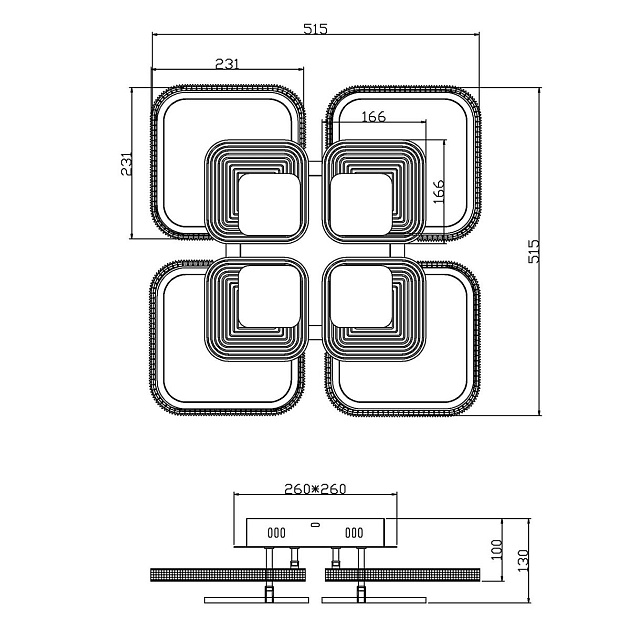 Потолочная светодиодная люстра Escada Samia 10255/8LED изображение 2 Потолочная светодиодная люстра Escada Samia 10255/8LED Фото № 2