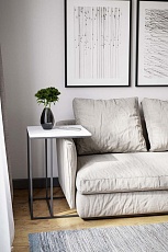 Приставной стол Калифорния Хайгрет белый 4085894502 3