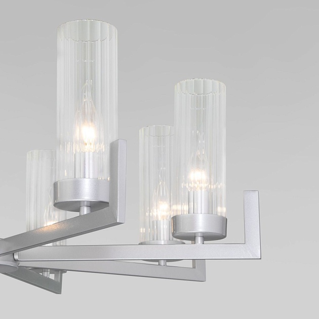 Подвесная люстра Eurosvet Arganie 60133/8 серебро Фото № 4