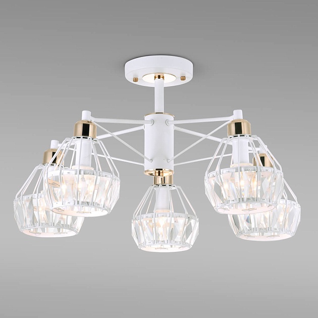 Потолочная люстра Eurosvet 70075/5 белый Фото № 