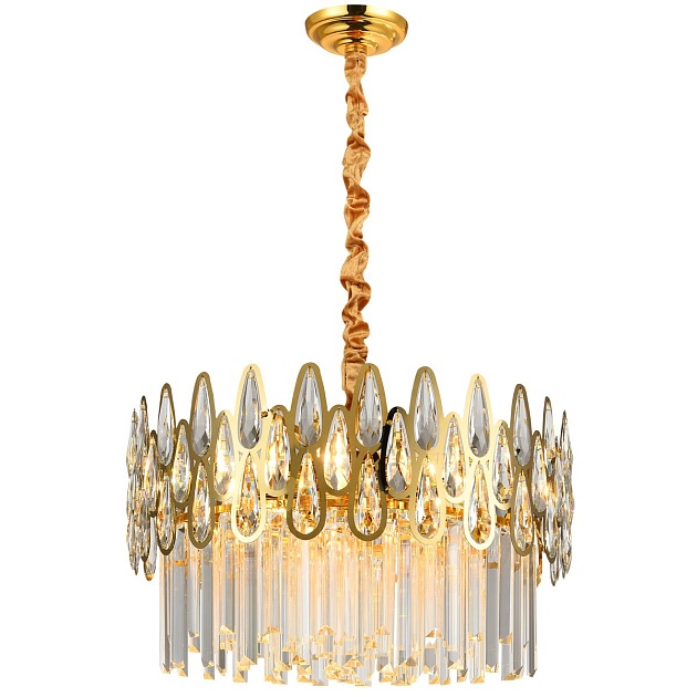 Подвесная люстра Natali Kovaltseva Navis 76019/8C Gold Фото № 