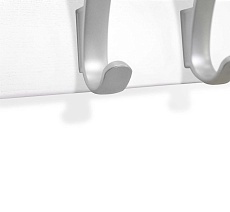 Настенная вешалка Sheffilton SHT-WH20 беленый/серебро 1933220401 1