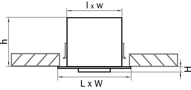 Встраиваемый светильник Lightstar Cardano 214137 изображение 2 Встраиваемый светильник Lightstar Cardano 214137 Фото № 2