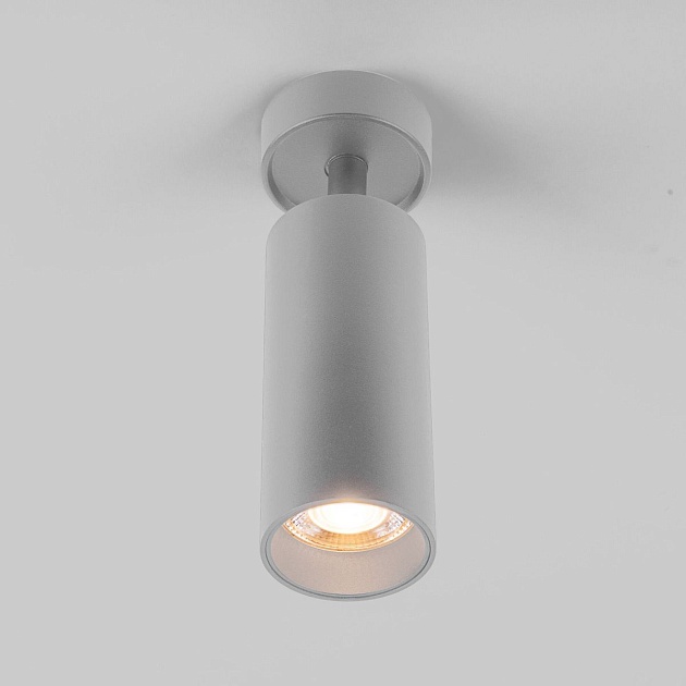 Светодиодный спот Elektrostandard Diffe 85252/01 серебряный a058247 изображение Светодиодный спот Elektrostandard Diffe 85252/01 серебряный a058247 Фото №