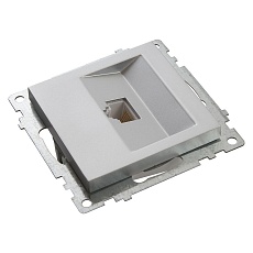 Розетка компьютерная RJ-45 Stekker Катрин серебро GLS00-7107-03 39585 3
