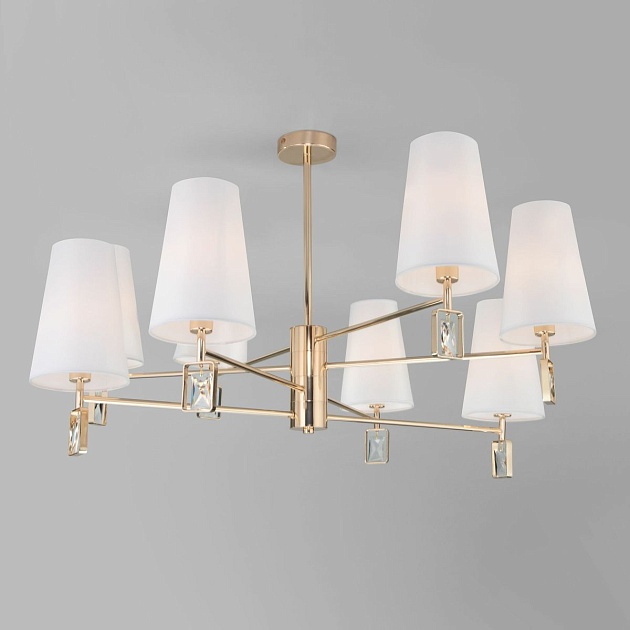 Подвесная люстра Eurosvet Milazzo 60137/8 золото изображение Подвесная люстра Eurosvet Milazzo 60137/8 золото Фото №