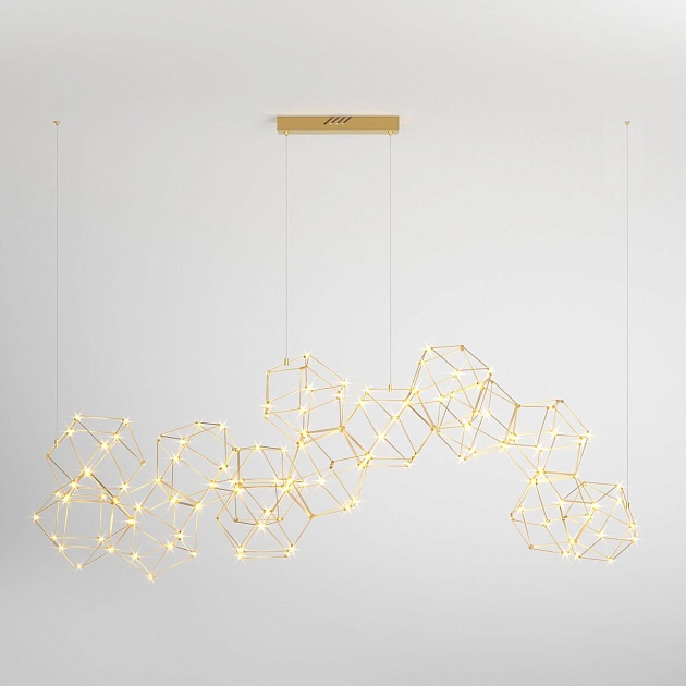 Подвесной светодиодный светильник Eurosvet Uma 90168/14 медь изображение Подвесной светодиодный светильник Eurosvet Uma 90168/14 медь Фото №