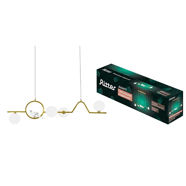 Подвесная люстра Ritter AVANTI 52625 4 Фото № 
