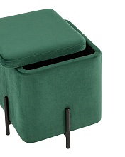 Пуф Stool Group Грейс велюр квадрат зелёный vd-grays-kv-b19 3