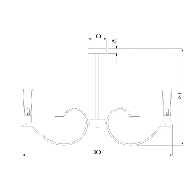 Подвесная люстра Eurosvet Rosher 60141/8 латунь изображение 2 Подвесная люстра Eurosvet Rosher 60141/8 латунь Фото № 2