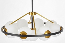 Подвесная люстра Lumina Deco Donzano LDP 8034-9 BK+WT 2