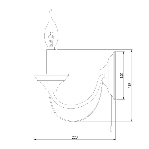 Бра Eurosvet Lazzaro 60098/2 хром Фото № 2
