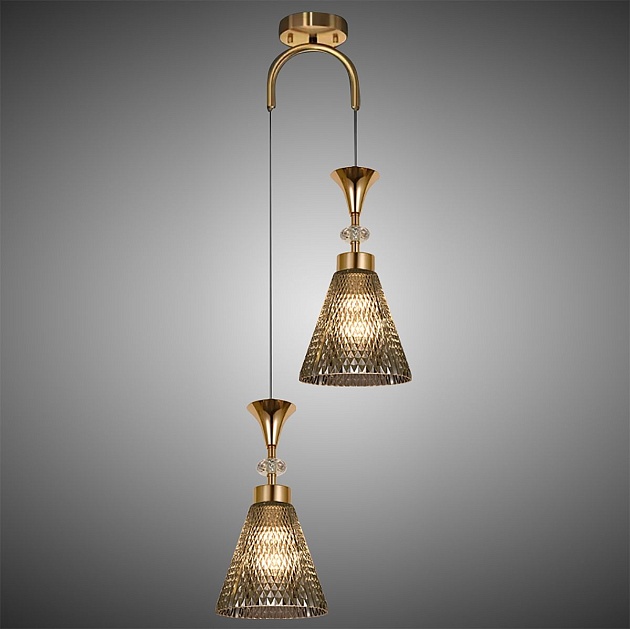 Подвесной светильник Reluce 02005-0.9-02 Smoke Фото № 3