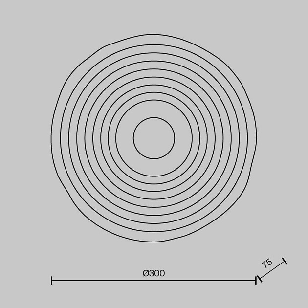 Настенный светодиодный светильник Maytoni Sparkle MOD343WL-L5BS3K1 Фото № 7