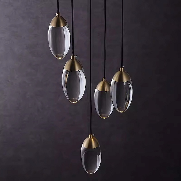 Подвесная светодиодная люстра Romatti Kobo Fiera 8848-5H Фото № 3