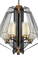 Подвесная люстра Lumina Deco Canti LDP 1244-5 BK+MD 2