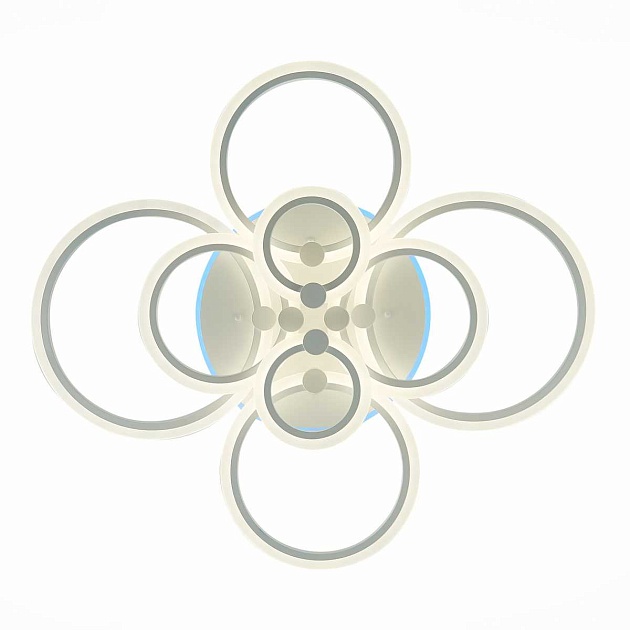 Потолочная светодиодная люстра Evoluce Cerina SLE500552-08RGB изображение 5 Потолочная светодиодная люстра Evoluce Cerina SLE500552-08RGB Фото № 5