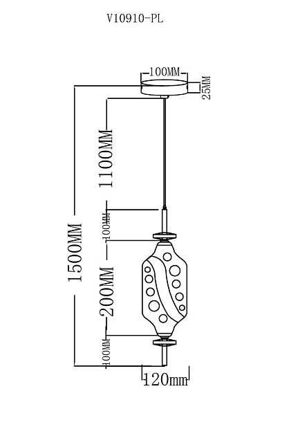 Подвесной светодиодный светильник Moderli Tale V10910-PL Фото № 2