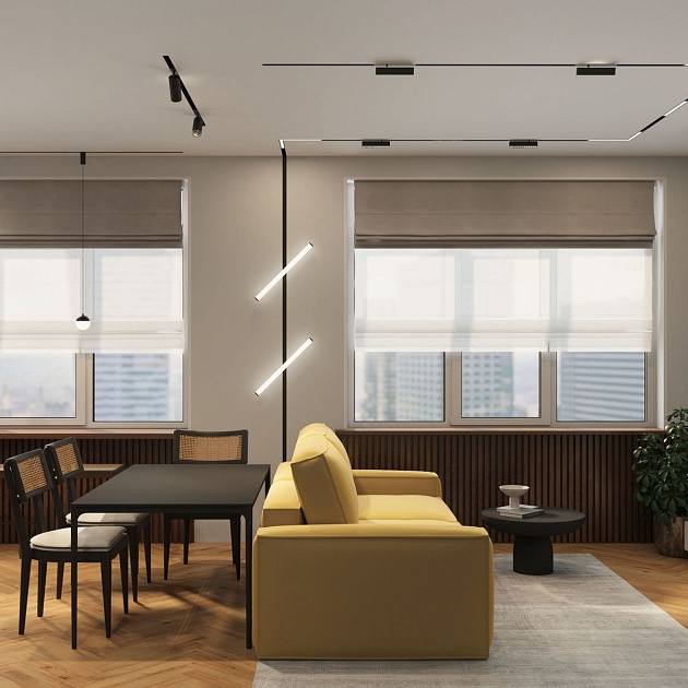 Трековый светодиодный светильник Denkirs Smart Linear DK8003-BK изображение 5 Трековый светодиодный светильник Denkirs Smart Linear DK8003-BK Фото № 5