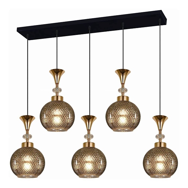 Подвесной светильник Reluce 02001-0.9-05L Smoke Фото № 