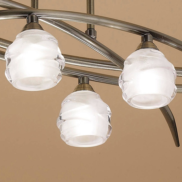 Подвесная люстра Mantra Loop Antique Brass 1821 Фото № 5