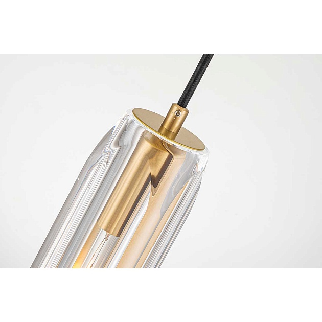 Подвесной светильник Belfast Gibson 6133-1 BR CL изображение 3 Подвесной светильник Belfast Gibson 6133-1 BR CL Фото № 3