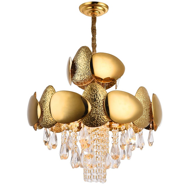 Подвесная люстра Natali Kovaltseva Valencia 91009/6C Gold Фото № 