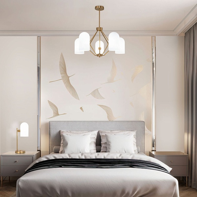 Настольная лампа Eurosvet Bambola 01164/1 латунь Фото № 6