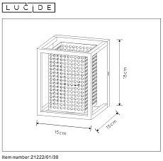 Настенный светильник Lucide Sansa 21222/01/30 5