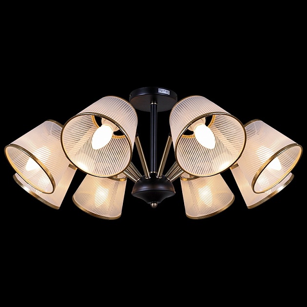 Потолочная люстра Illumico IL0344-8CSQ-79 BK AB Фото № 