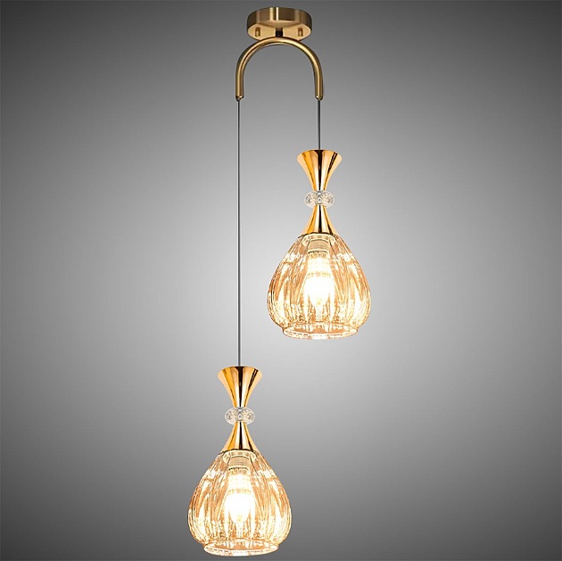 Подвесной светильник Reluce 09015-0.9-02 Amber Фото № 3