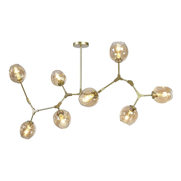 Подвесная люстра Elvan LU-113/8-Е27-Gl Фото № 