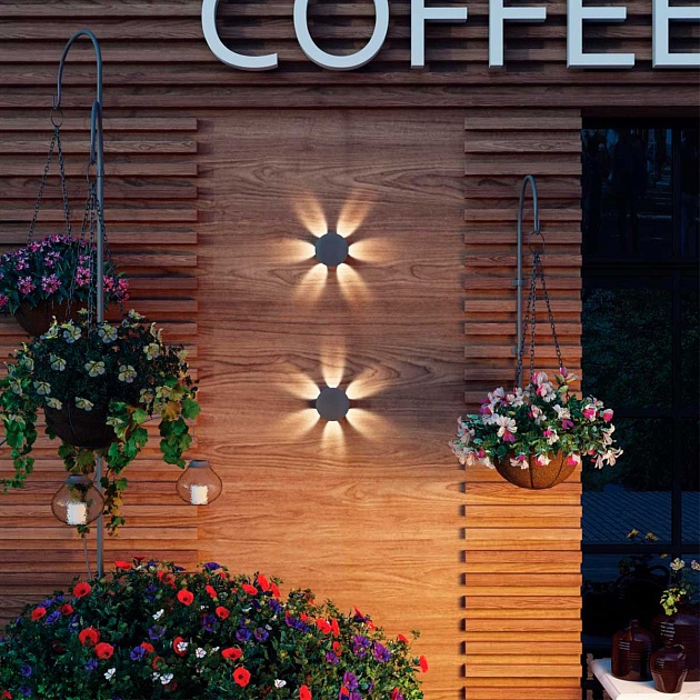 Уличный настенный светодиодный светильник Novotech Street Calle 358463 Фото № 4