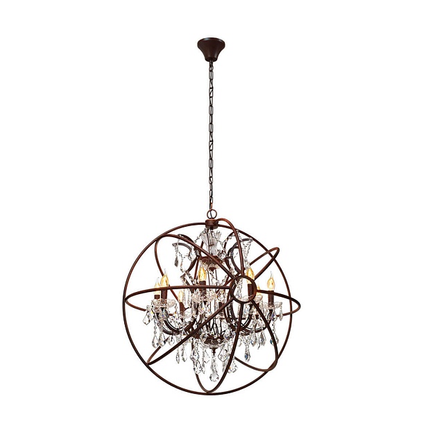 Подвесная люстра Loft IT Foucaults Orb Crystal Loft1897/8 Фото № 