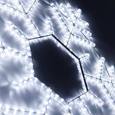 Светодиодная фигура Ardecoled Снежинка ARD-Snowflake-M10-1000x900-576Led White 034258 2