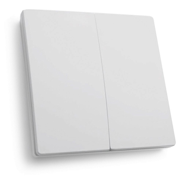 Выключатель двухклавишный беспроводной Feron Smart белый TM82 41129 Фото № 